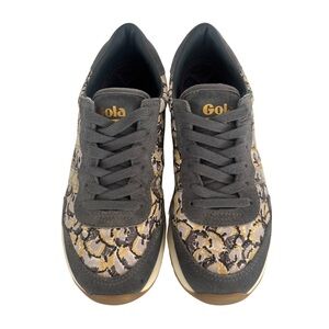 Gola Vancouver Liberty Print Sneakers Gray Snake Animal Print Women’s 6 (EU 37)